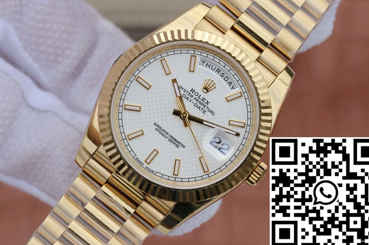 Silver Factory Day-Date Dial M228238-0008 Rolex EW 1222